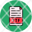 truetype-font-file-icon