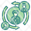 turnover-employee-management-circular-arrows-change-transfer-icon