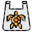 turtle-plastic-bag-environment-animal-icon