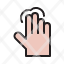 two-finger-hand-tap-gestures-icon-icon