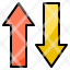 two-ways-arrow-business-challenge-circular-direction-icon