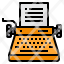 typewriter-writing-page-tool-sheet-icon