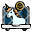 unicorn-cryptocurrency-business-and-finance-token-rocket-icon