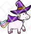 unicorn-witch-cute-fantacy-halloween-icon