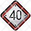 us-road-signs-filloutline-speed-limit-forty-traffic-sign-icon