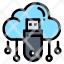 usb-data-online-cloud-store-icon