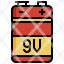 v-electronics-battery-level-status-icon