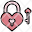 valentines-day-filloutline-padlock-heart-security-key-icon