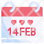 valentines-day-wedding-schedule-calendar-time-date-icon