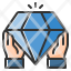 value-diamond-grade-achievement-award-finance-icon