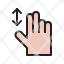 vertical-scroll-arrow-hand-gestures-direction-finger-icon-icon