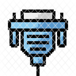 vga icon, connector icon, graphics icon, video graphics array icon ...