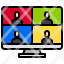 video-conference-computer-discusstion-icon