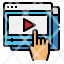 video-player-hand-website-browser-icon