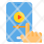 video-player-smartphone-lesson-online-hand-icon