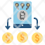 virtual-currency-mobile-money-bitcoin-icon