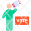 voting-campaign-vote-wall-sticking-politician-poster-icon