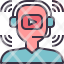 vtuber-youtuber-gamer-professional-broadcast-reporter-icon