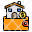 wallet-house-building-coin-icon