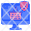warrantyonline-shopping-basket-browser-secure-shield-icon