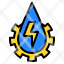 water-energy-electricity-ecology-technology-icon
