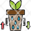 water-level-in-plant-light-icon