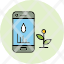 water-level-plant-light-icon