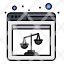 web-browser-judge-justice-law-icon