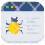 web-bug-web-virus-online-bug-melicious-website-infected-website-icon