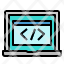 web-code-screen-development-programming-icon