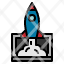 web-design-seo-and-startup-rocket-launch-space-ship-transport-icon