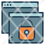 web-website-security-design-lock-icon