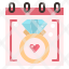 wedding-day-proposal-plan-date-married-love-icon