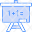 white-board-class-math-school-icon