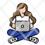 woman-laptop-casual-online-working-girl-freelancer-icon