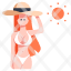 women-bikini-beach-female-girl-hat-summer-icon