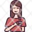 womendrink-coffee-healthcare-relax-avatar-self-care-icon