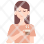womendrink-coffee-healthcare-relax-avatar-self-care-icon
