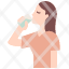 womendrinking-water-drink-healthy-avatar-glass-self-care-icon
