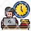 worker-man-time-management-clock-icon