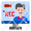 worker-work-from-home-vedio-record-icon