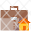 working-at-homeat-bag-home-house-icon