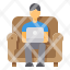 working-work-from-home-online-living-room-computer-icon