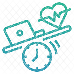 worklifeimbalance icon, imbalance icon, life icon, work icon, stability ...