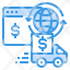 world-exchange-currency-online-truck-icon