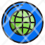 world-global-button-network-globe-icon