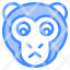 worry-monkey-animal-wildlife-pet-face-icon
