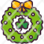 wreathst-patricks-day-clover-irish-adornment-ornament-decoration-bow-nature-icon