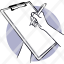 write-clipboard-note-report-writing-reporting-business-pictogram-icon