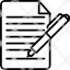 write-document-agreement-writing-script-icon